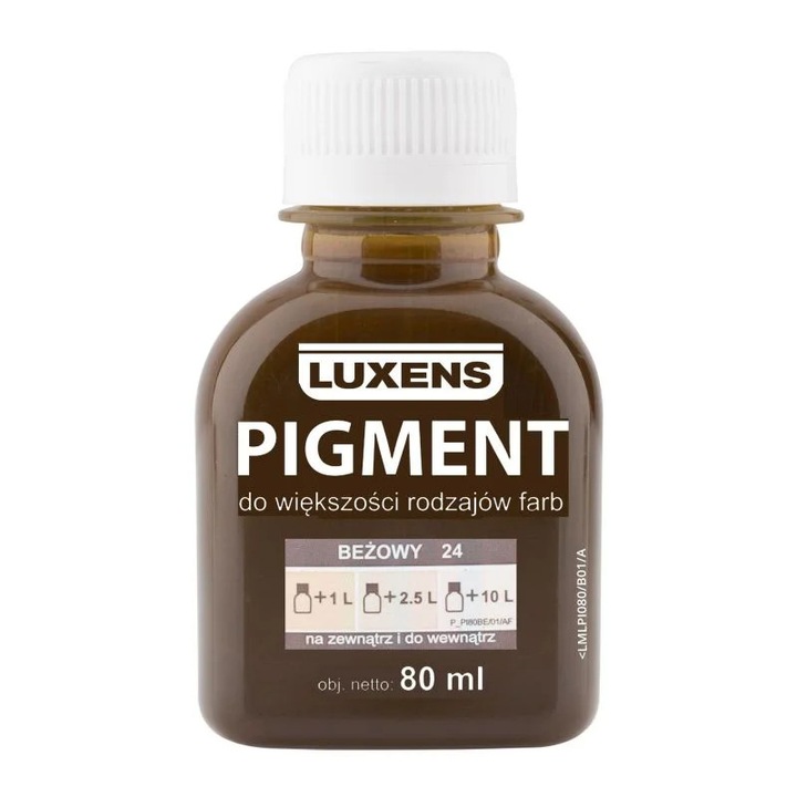Pigment universal maro super concentrat 80 ml interior exterior pentru lacuri vopsele tencuieli