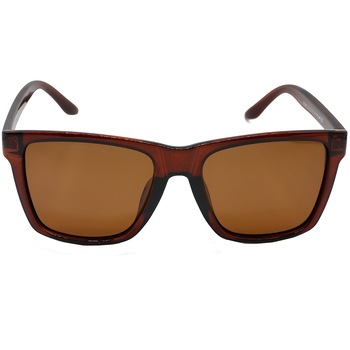 Ochelari de soare pentru barbati cu lentile polarizate, Wayfarer P6045-2 Maro Ochelari de soare pentru barbati cu lentile polarizate, Wayfarer P6045-2 Maro