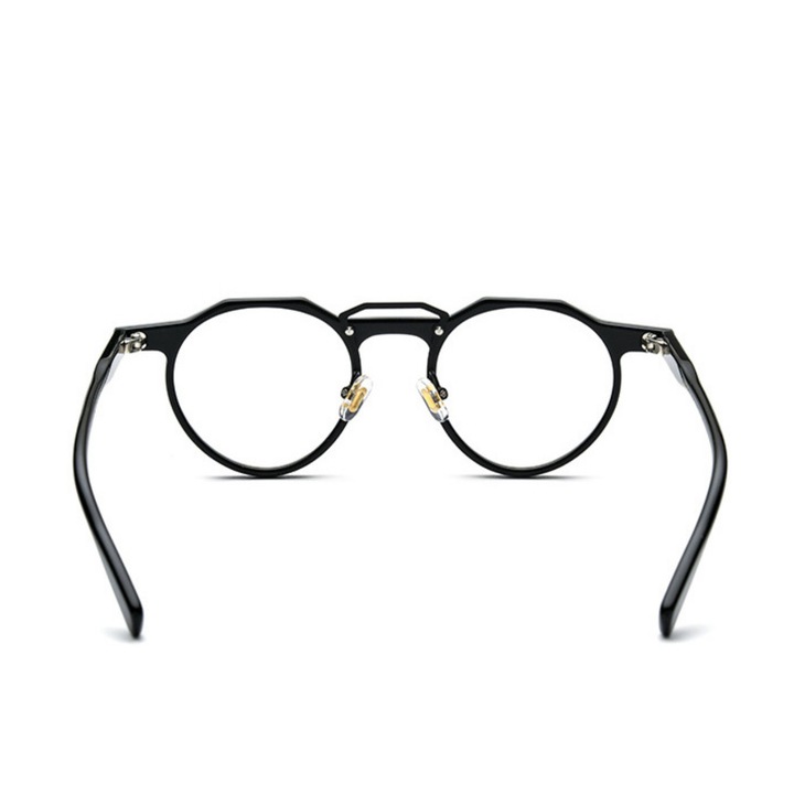 Ramă ochelari, Stripe, plastic și metal, neagră