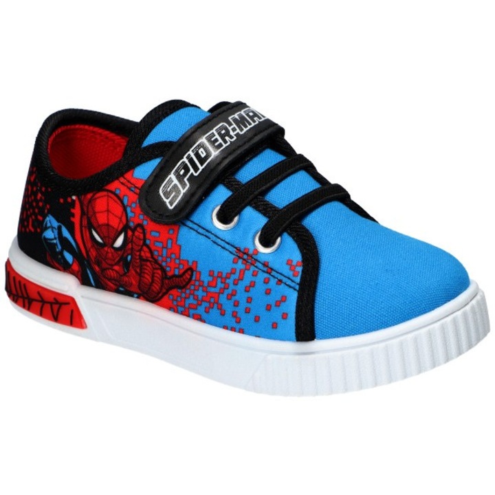 Детски маратонки със светлини, Marvel, Спайдърмен, Червен/Син