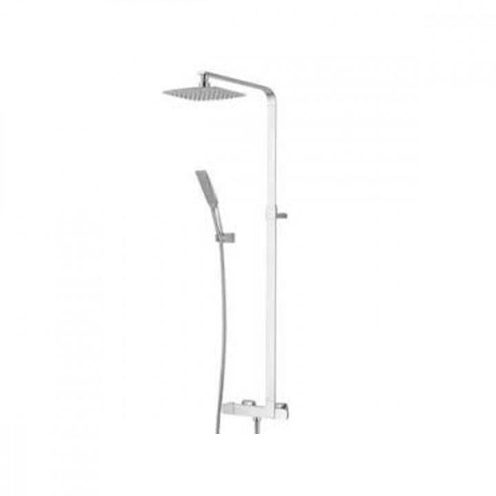 ABELIA zuhanyfej termosztatikus csappal 110x47 cm króm profil