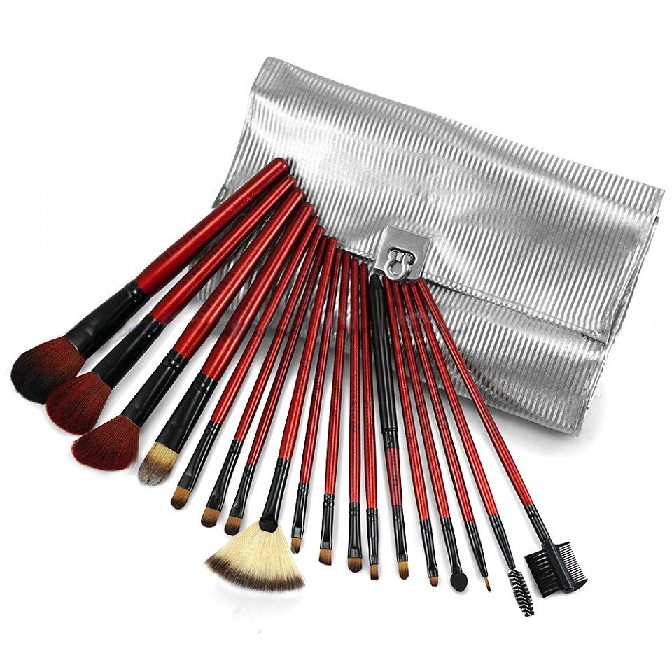 Set 18 pensule machiaj Fraulein38 Evo Silver