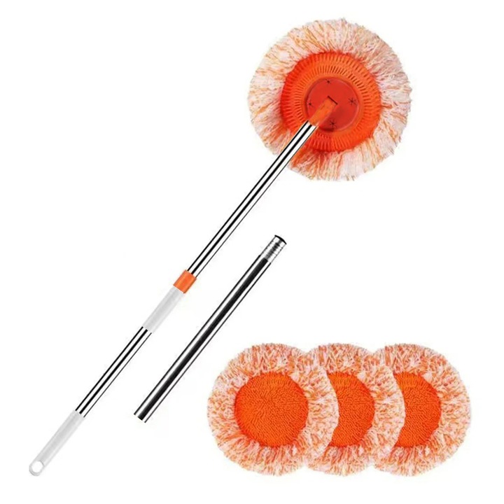 Mop rotativ YANYXR cu cap din microfibra, absorbant, 180 grade, multicolor