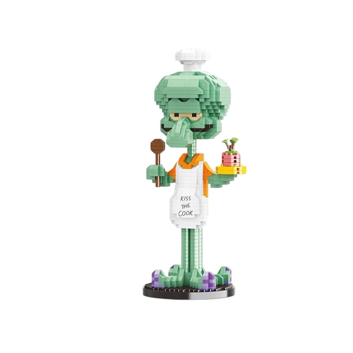 Set de constructie SpongeBob SquarePants Squidward, multicolor, 6 ani+