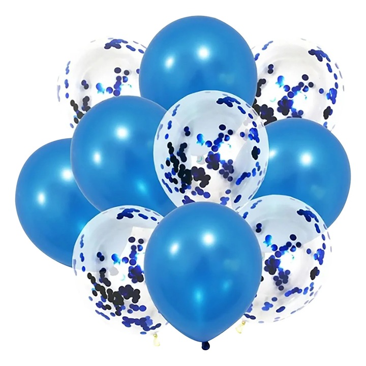 Set baloane confetti 12 inch latex multicolor 28.8x19.9cm