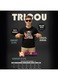 Tricou caine bulldog englez cocktail portocala pahar vara, Barbat, 100% bumbac, Cri-Flo, Culoare Negru, Marime L