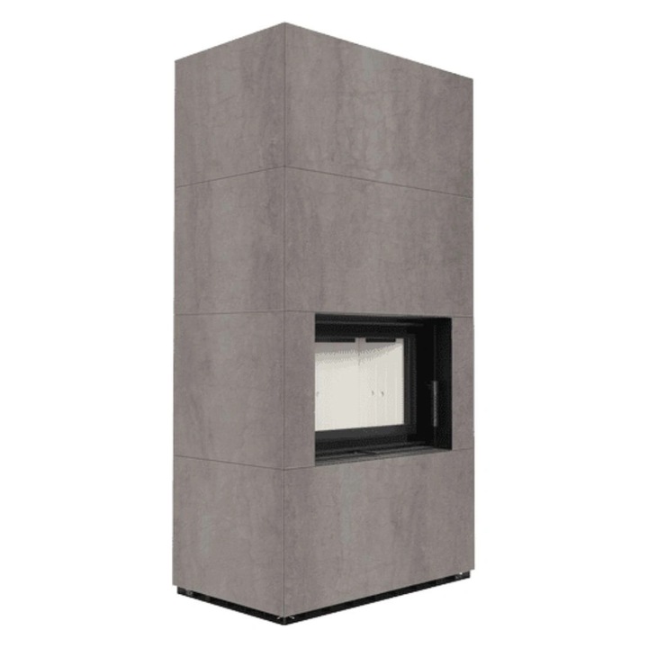 Semineu Kratki Flotek BOX 8 kW SAVOIA GRIGIA - cuarz sinterizat