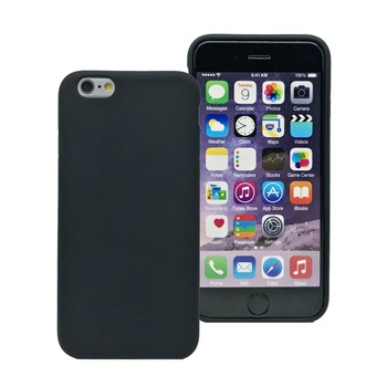 Husa iSilicon, Ultra Slim, Jelly pentru iPhone 6 / 6S, Matte Black Husa iSilicon, Ultra Slim, Jelly pentru iPhone 6 / 6S, Matte Black