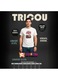 Tricou barbat somnul este superputerea mea, Alb
