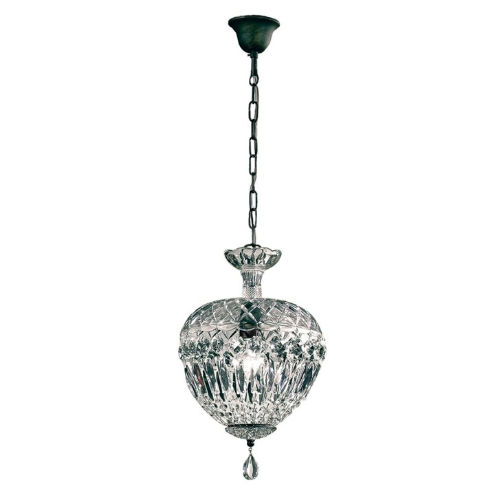 Pendul vintage HL 6-1498/1 Antik/Kristall, 1 x E27, Rustic 1, Orion Lighting Austria