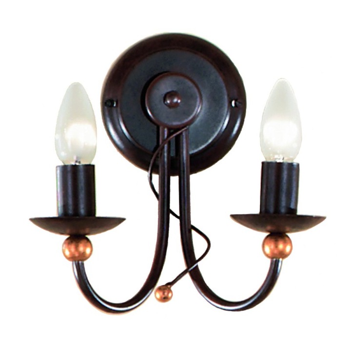 Fali lámpa Florentiner 5 WA2-1005/2 Antik Florentiner 5, 2 x E14, Orion Lighting Austria