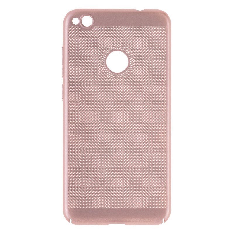 Husa spate EuroCELL Air cu perforatii pentru Huawei P8 Lite 2017, auriu