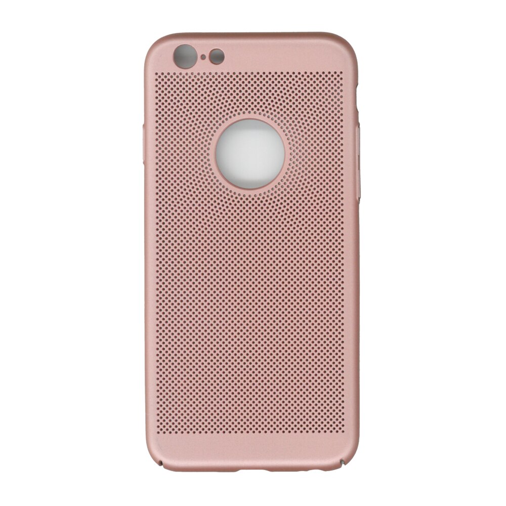 Husa spate EuroCELL Air cu perforatii pentru iPhone 6 Plus, roz