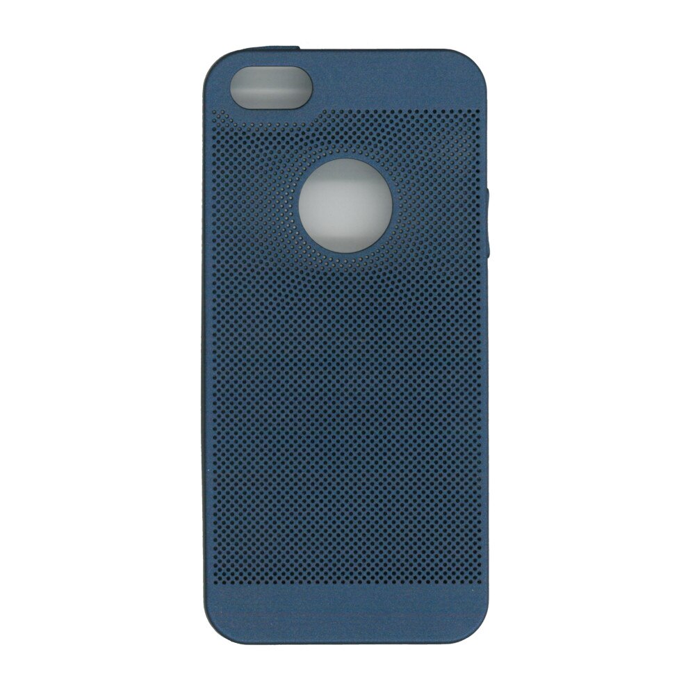 Husa spate EuroCELL Air cu perforatii pentru iPhone 5/5S/SE, albastru