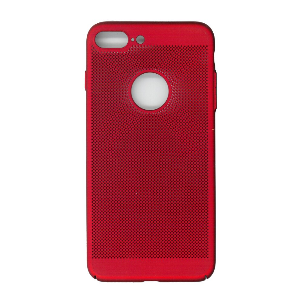 Husa spate EuroCELL Air cu perforatii pentru iPhone 7 Plus, rosu