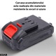 Acumulator Reincarcabil De Rezerva EDAR cu 2 Pini, Compatibil cu Fierastrau Portabil, Motocoasa, Aparat De Spalat Cu Presiune, 48Vf, Carcasa ABS, Culoare Neagra