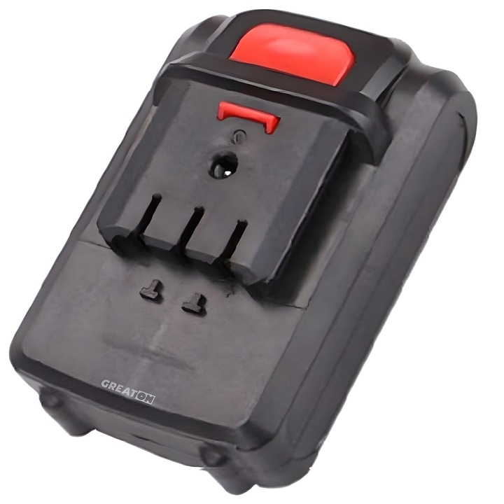 GREATON újratölthető tartalék akkumulátor fűnyíróhoz, bozótvágóhoz, mini fűrészhez, magasnyomású mosóhoz, 2 tűs, 48 Vf tartós ABS ház, fekete