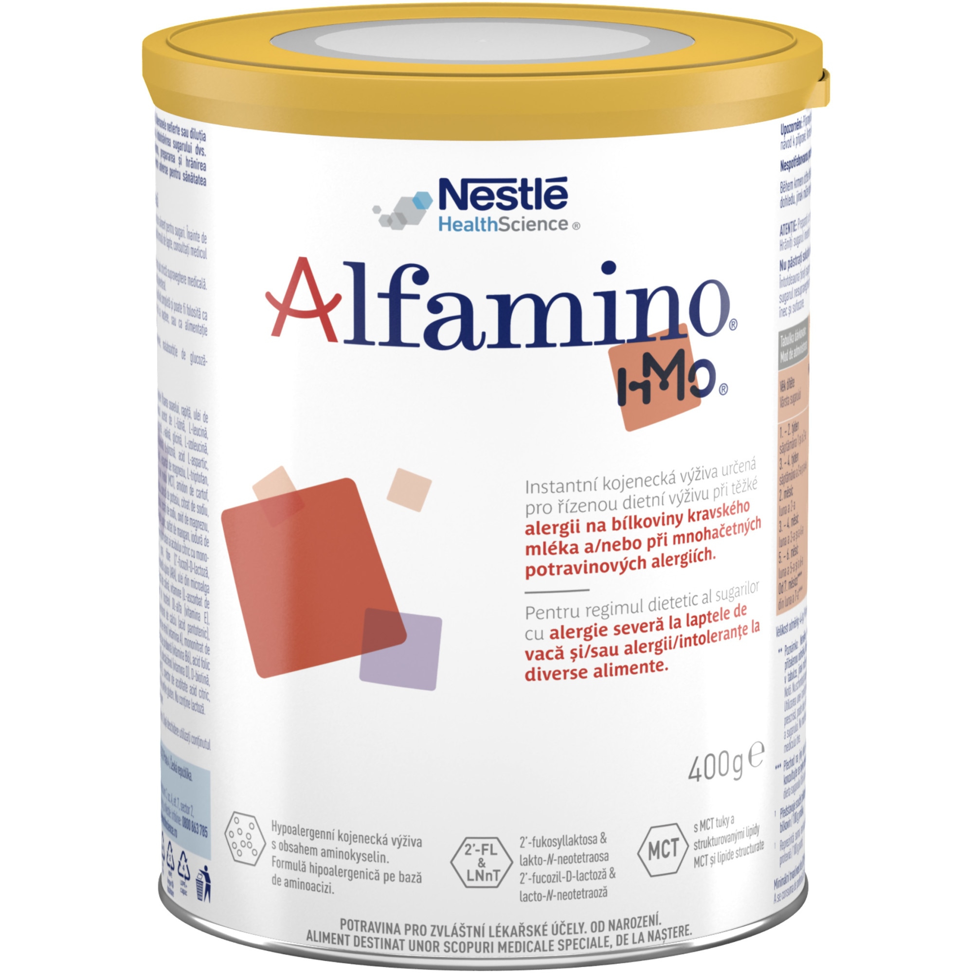 Formula de lapte praf Nestle ALFAMINO ACS001 de la nastere, 400g