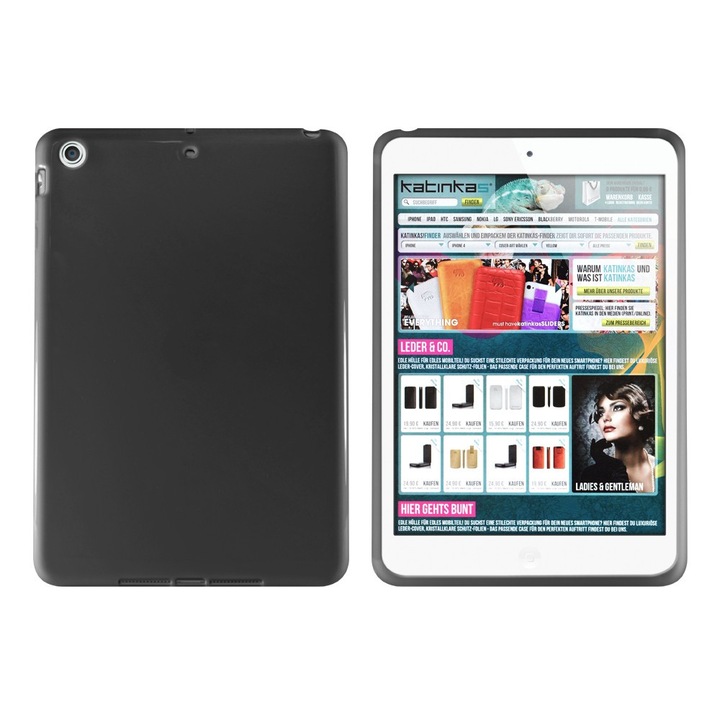 Силиконов калъф KATINKAS Candy за Apple iPad mini/2/3 - Черен