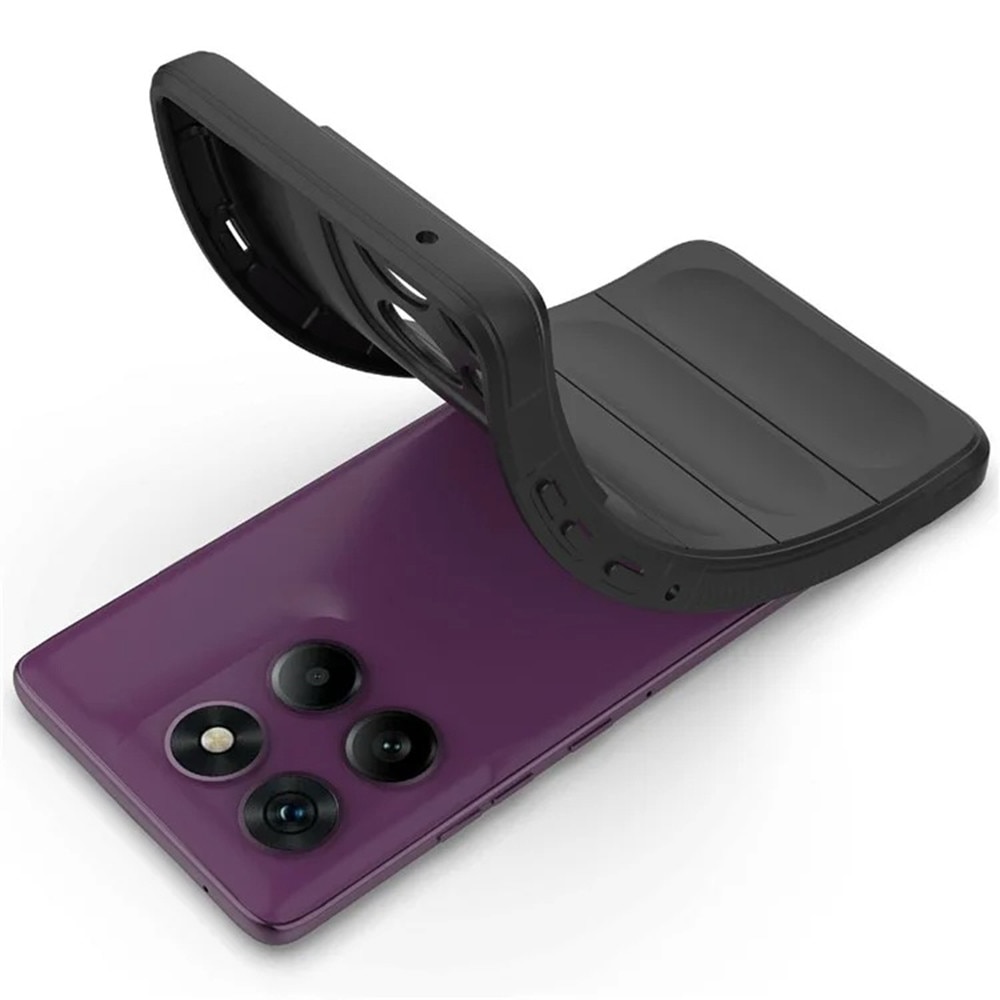 Husa antisoc pentru Motorola Edge 60 Pro, Accesorio Magic Shield, Negru