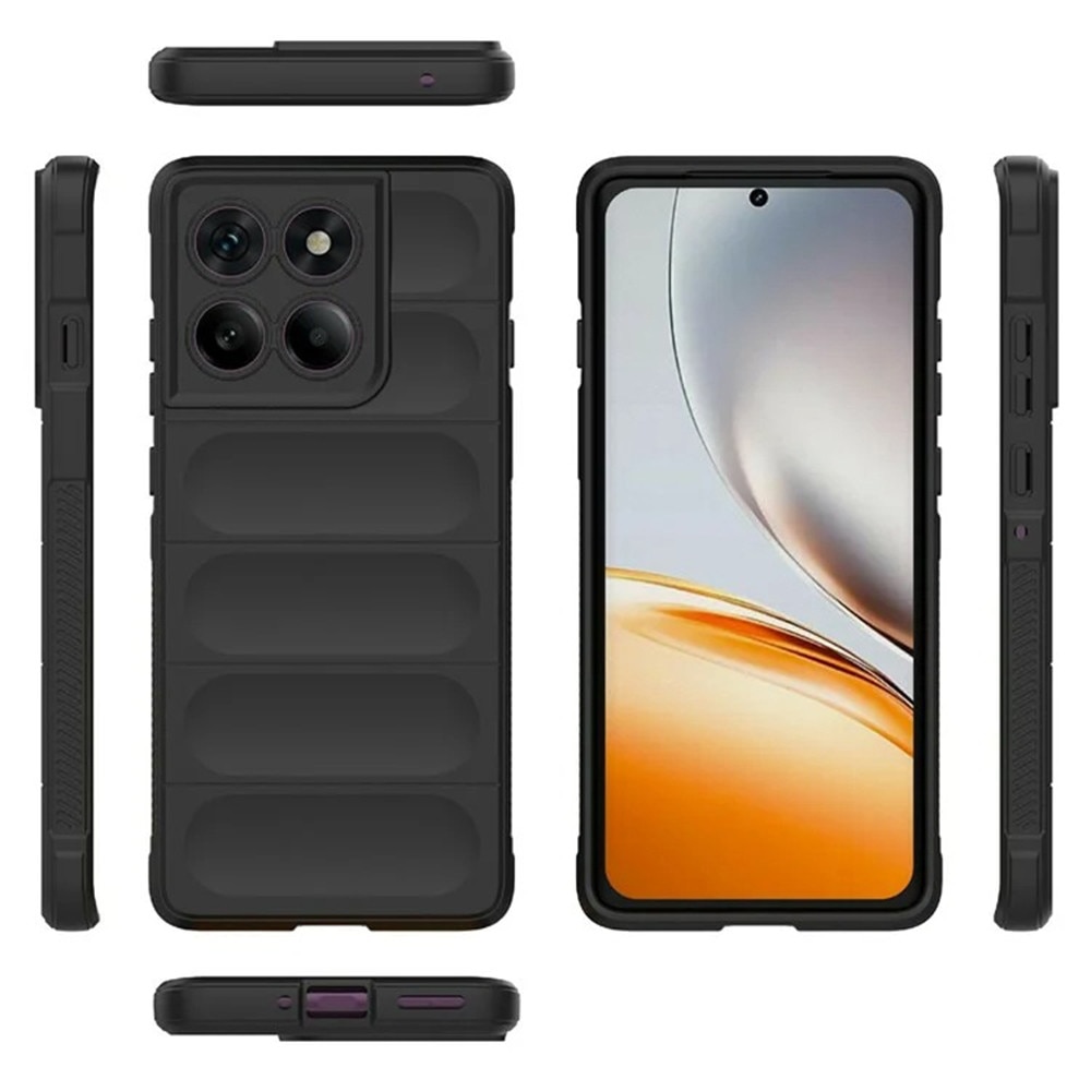 Husa antisoc pentru Motorola Edge 60 Pro, Accesorio Magic Shield, Negru
