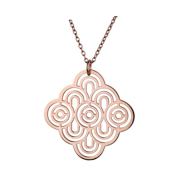 Pandant auriu elegant din inox in forma de floare - BeSpecial 340, 5,2, Auriu