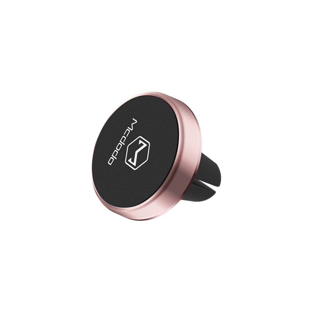 Suport auto Mini Magnetic Mcdodo cu prindere la ventilatie, Roz-Auriu