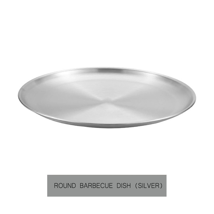 Set tava rotunda pentru pizza YANYXR, otel inoxidabil, rezistent, 30x30cm