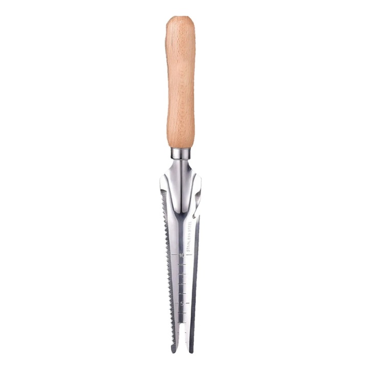 Unealta pentru erbicidat YANYXR, lemn si otel inoxidabil, 33cm