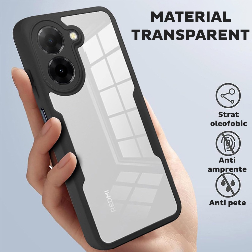 Husa pentru Xiaomi Redmi A5 4G (Standard) DaDen® ColorVerse 360, Antisoc, Protectie completa spate-ecran, Roz
