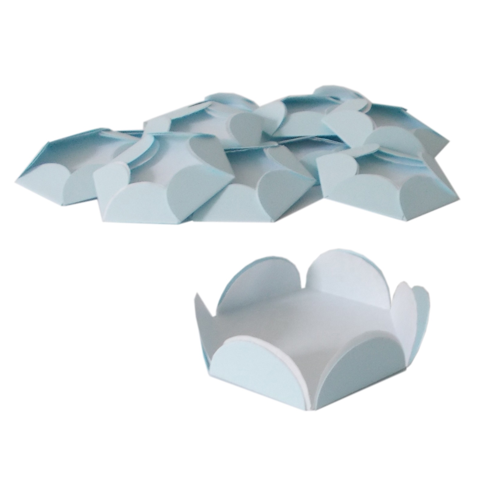 Chese bleu pastel cupcake candy bar set 14 buc