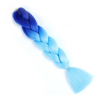 Extensie colorata de par pentru impletituri ombre albastru/bleu 100 g (par sintetic) Extensie colorata de par pentru impletituri ombre albastru/bleu 100 g (par sintetic)