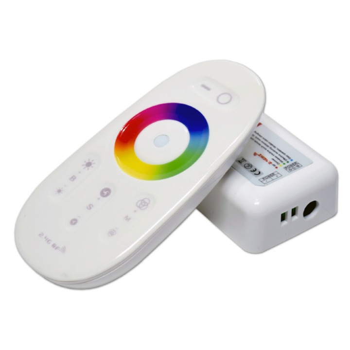 Дистанционно за LED Ленти OPTONICA MINI RGBW тъч контролер бял