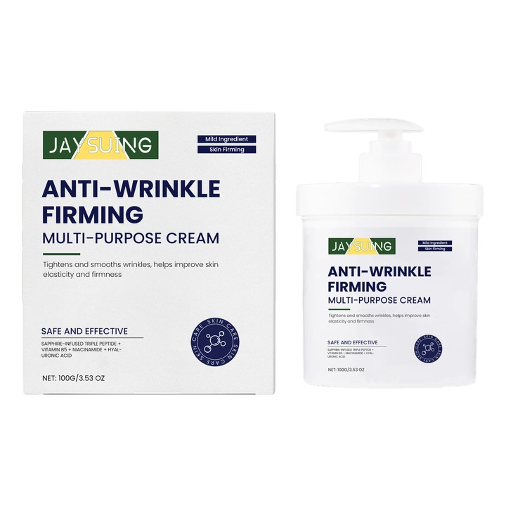 Crema hidratanta ferma pentru fata set 3 buc, alb