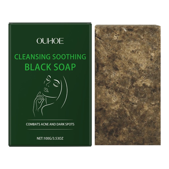 Почистващият сапун OUHOE нежно почиства лицето, хидратира кожата, хидратира кожата и я пречиства 2 броя