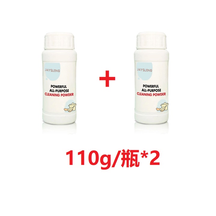 Jaysuing Мултифункционален почистващ прах, Препарат за тежки мазнини за кухня Кухненски прибори Премахване на ръжда Котлон Почистване на абсорбатор 2 бр.