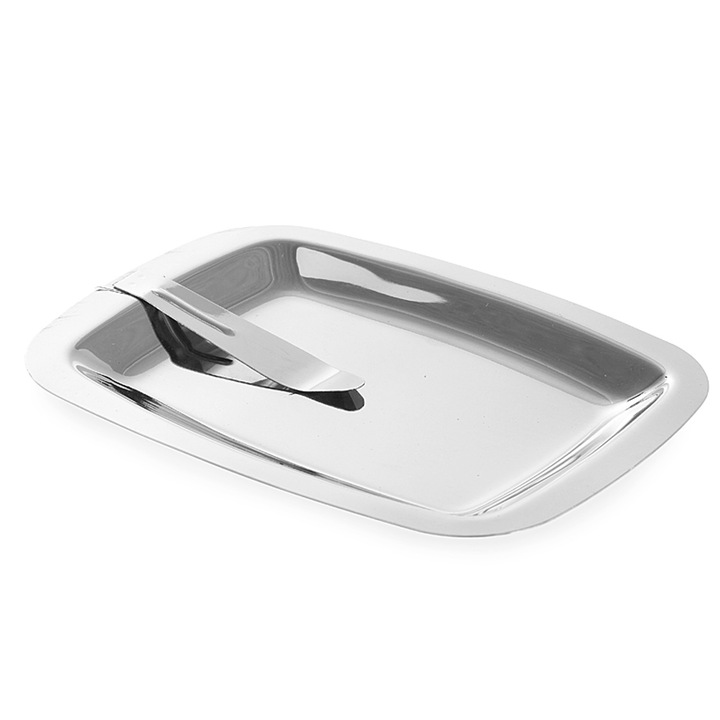 Tava cu clema Hendi set 3 buc inox 15.2x11cm