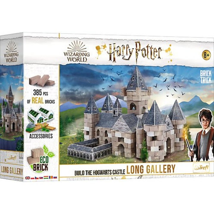 Harry Potter – Hosszú Galéria építőkészlet, 385 kocka, 20 cm, EKO
