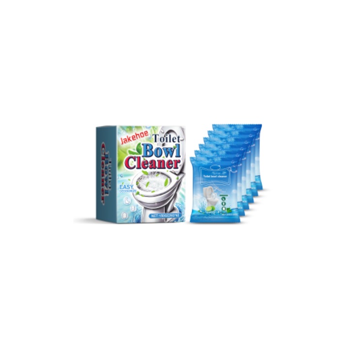 Spuma Pulbere de Curatare a Toaletei, Jakehoe, Decontaminare Toaleta de Uz Casnic Curatator Toaleta Pete Persistente si Pulbere de Curatare a Depunerilor de Scala 2 buc