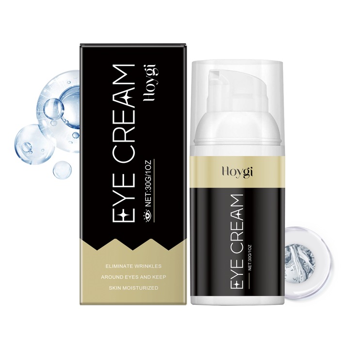 Hoygi hidratáló szemkrém, kíméletes ápolás a szem bőrének, tápláló masszázs a szem körül, hidratáló szemkrém, 2 db.