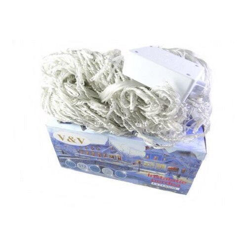 Instalatie plasa 1,5 m / 1,5 m, 120 leduri, alb cald 6007 WW