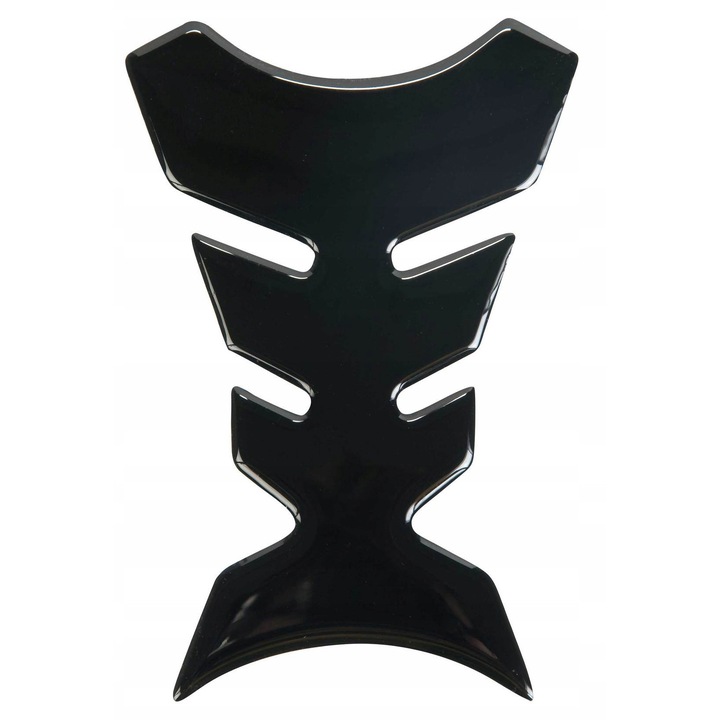 Fekete motortank matrica, nagy, 14 x 21 cm, erős ragasztóval.