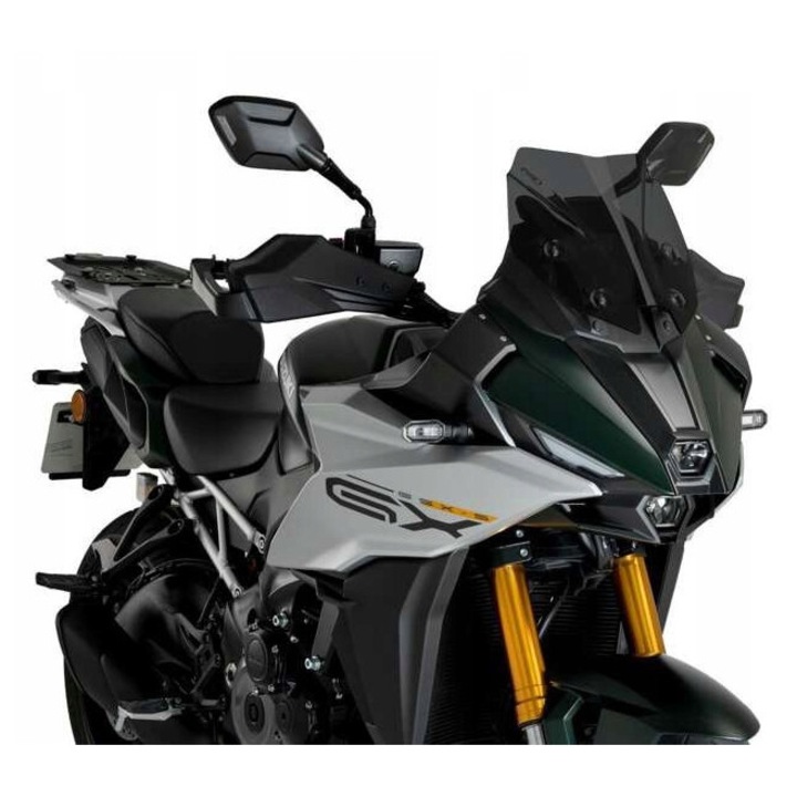 Мотоциклетно предно стъкло, PUIG за Suzuki GSX-S1000GX 2024, много тъмно, 315x300 мм