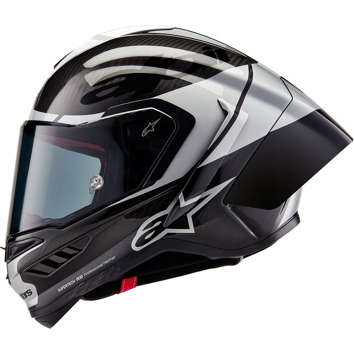 Casca moto Alpinestars Supertech R10, roz, XL, set cu viziera inchisa si pinlock