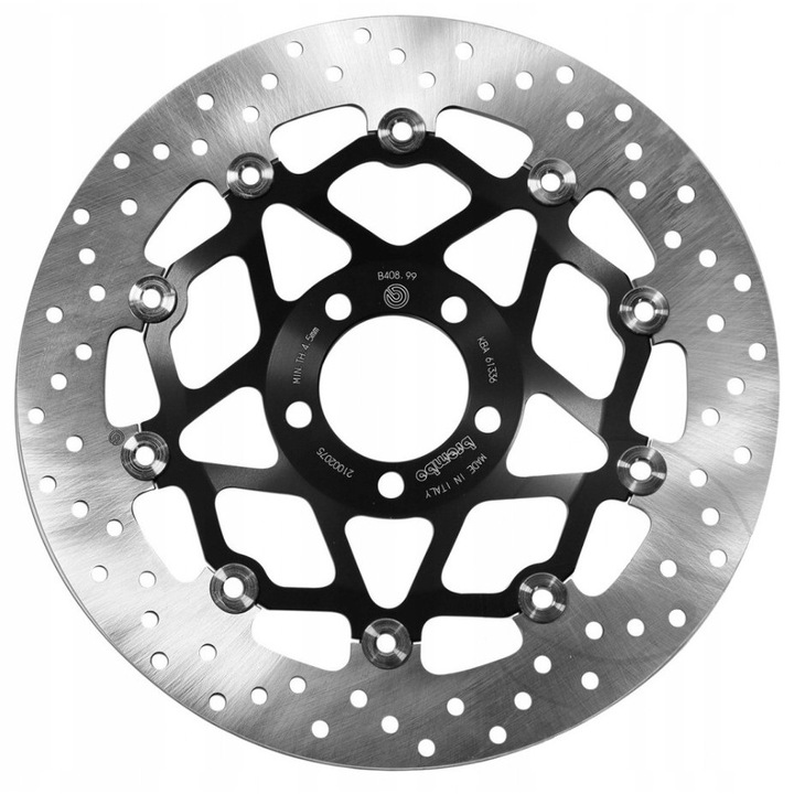 Спирачен диск Brembo, сребрист