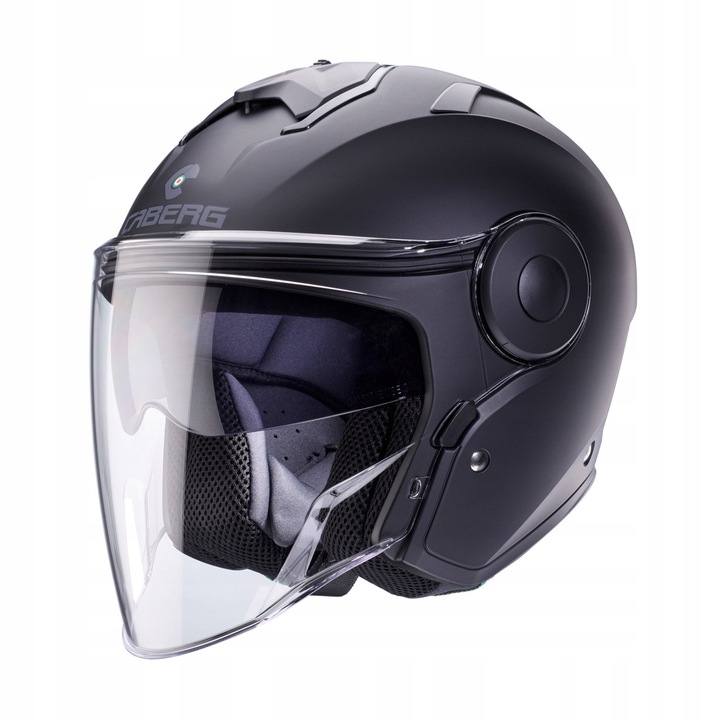 Casca moto deschisa Caberg Soho, negru mat, marimea XXL