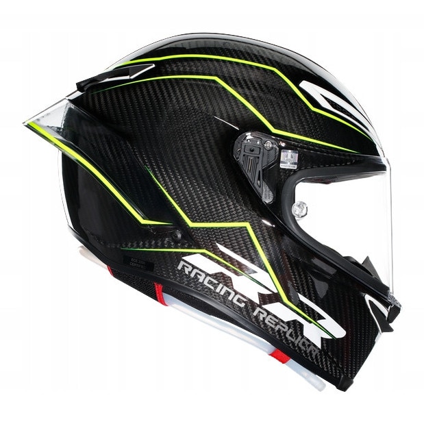 Casca AGV PISTA GP RR, Carbon/Lime, XXL, ventilatie optimizata