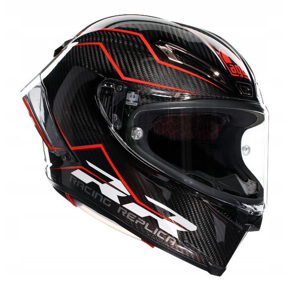 Casca AGV PISTA GP RR, Carbon/Rosu, Mărime XS - eMAG.ro