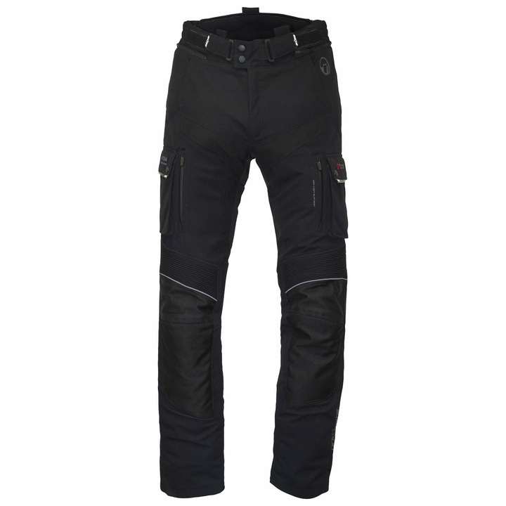Női textil motoros nadrág, Buse Open Road III, vízálló, lélegző, fekete, 36-os méret