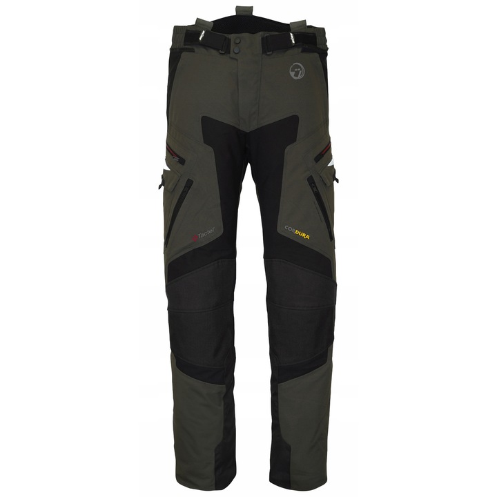 Buse Gravel férfi motoros nadrág, fokozott védelemmel, textil, fekete/khaki